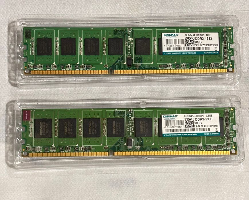 Kit memorie ram ddr3, 16gb (2x8gb) kingmax, 1333 MHz