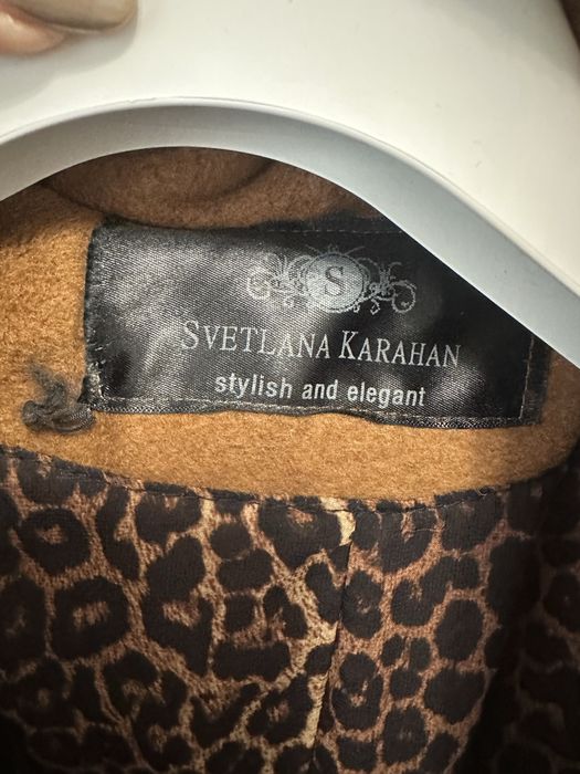 Palton Stofa Lana Blana Naturala