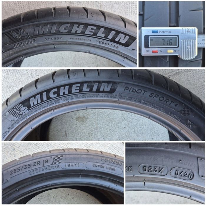 O bucată 255/35 R18 vară - una Michelin