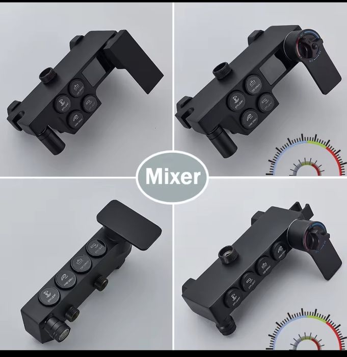 Пълен комплект душ-система с електронен термостат