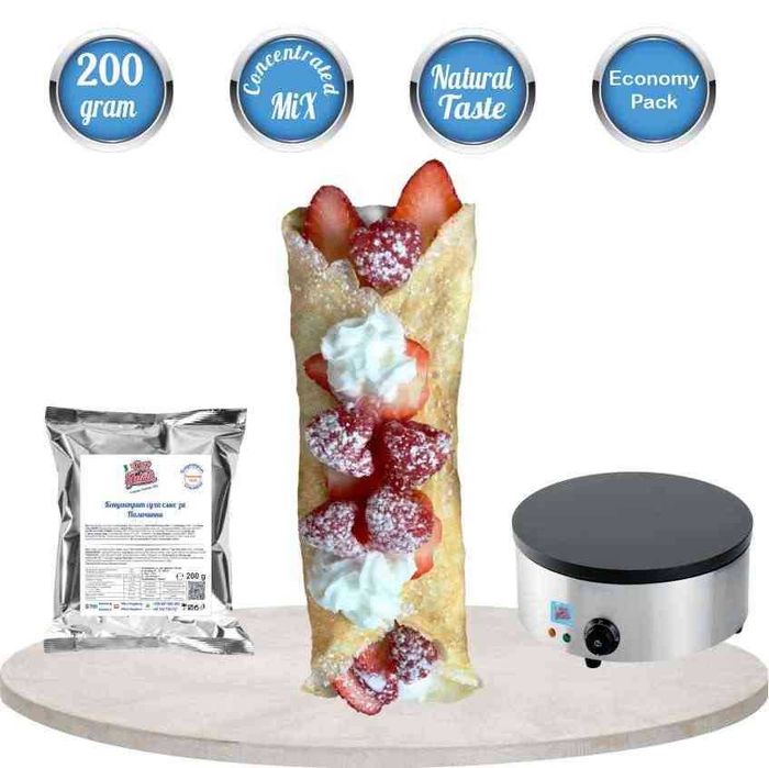 Суха смес и концентрат за палачинки и мини панкейк Don Gelato