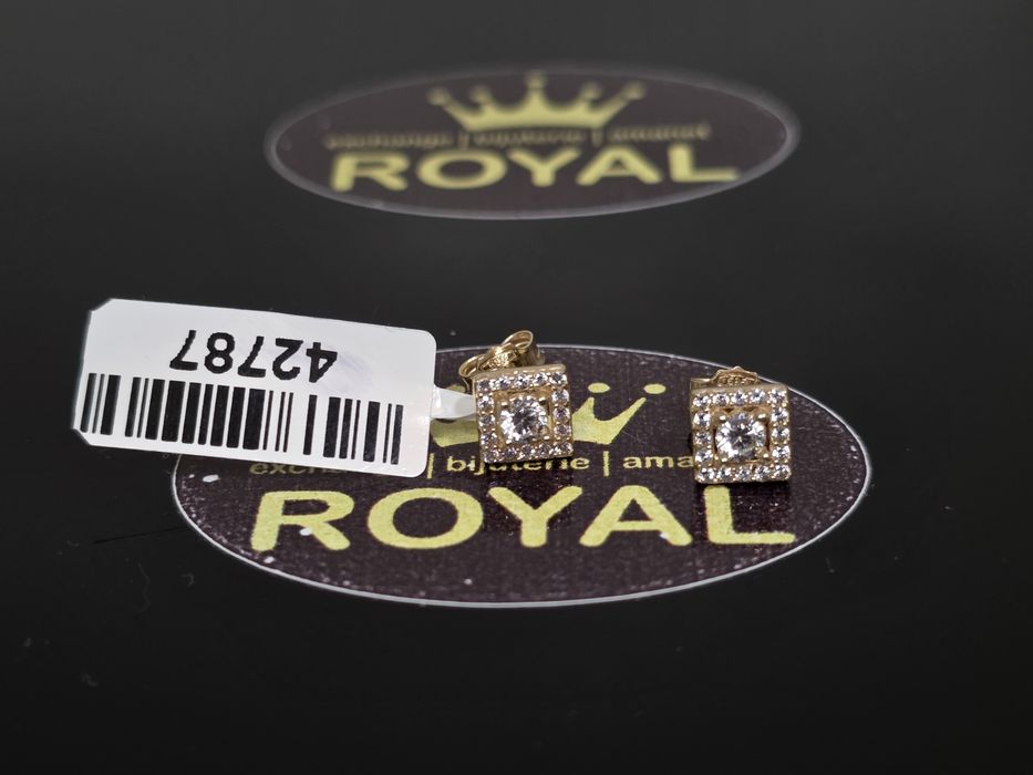 Bijuteria Royal: Cercei aur 14k/1.46 gr