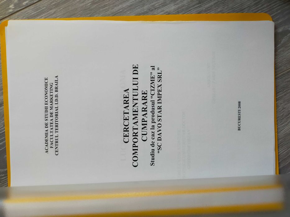 Lucrare de absolvire ASE, livrare gratuită