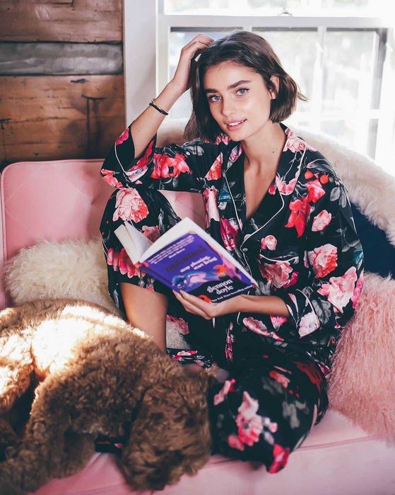 NOU! Pijamale din satin Victoria's Secret marimea S