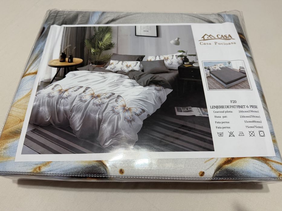 Lenjerie pat dublu finet