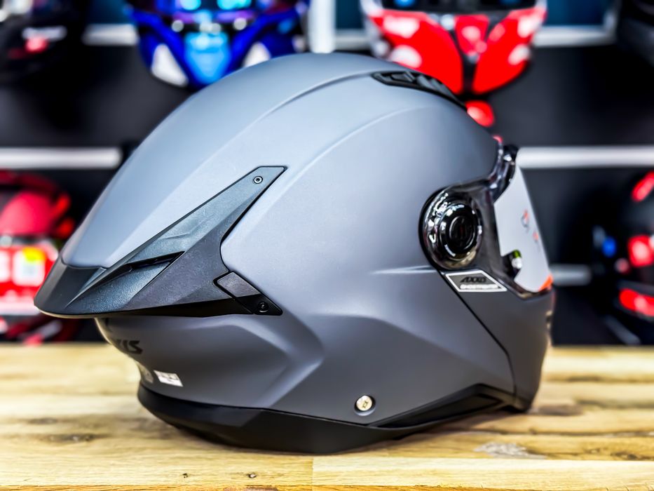 Casca  Moto Axxis GhostFighter Flip-Up Titanium Mat