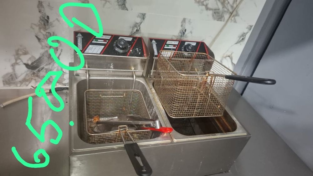 Фритюрница двойная