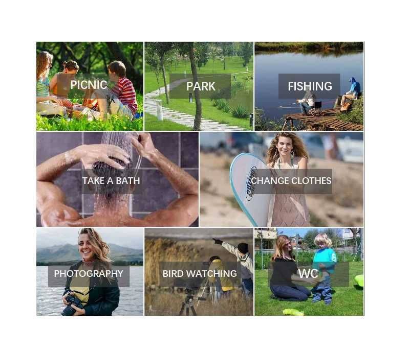 Палатка Душ для кемпинга и туалет-120х190 см Доставка бесплатно