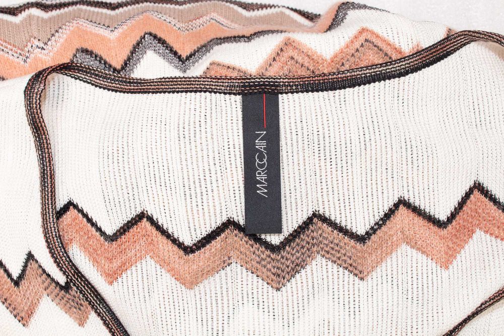 Marc Cain оригинална дамска рокля геометричен принт 5 L