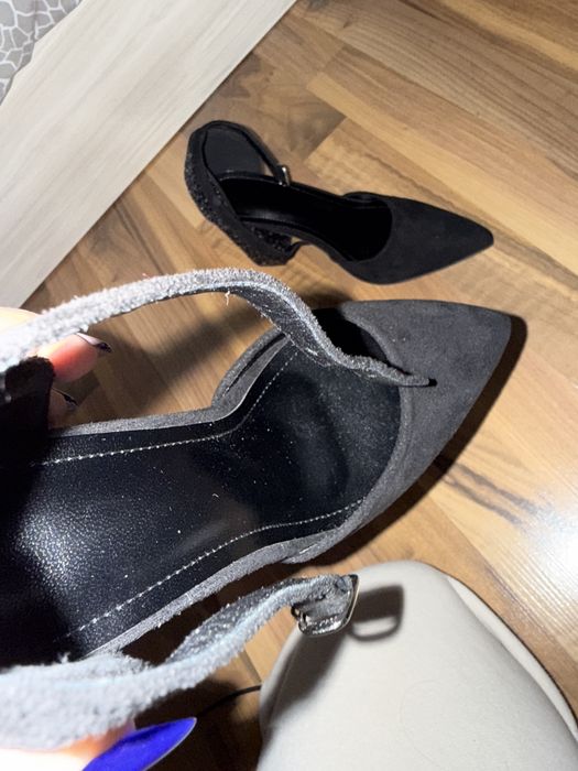 Черни обувки на ток – 37 размер