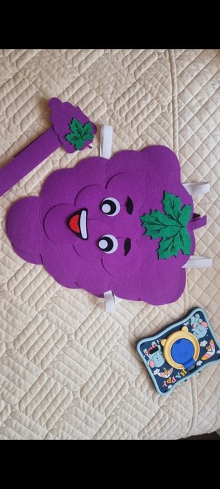 Костюм виноград из фетра