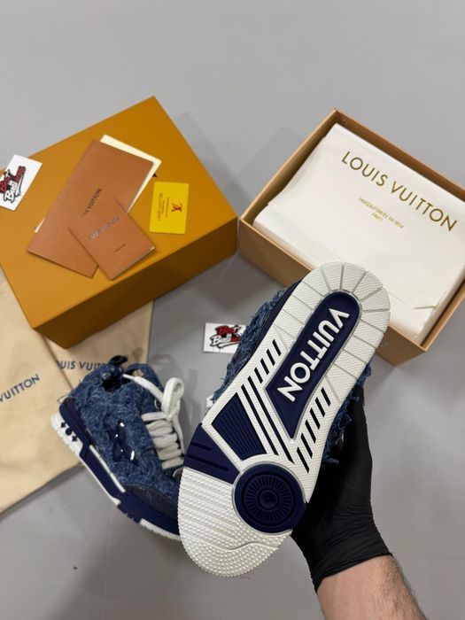 Louis Vuitton Trainer Skate Denim Calitate Superioară