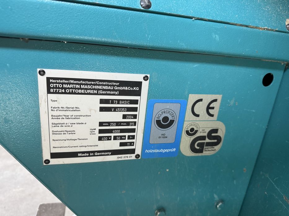 Utilaj profesional -  Fierăstrău Circular de formatizat MARTIN T73 BASIC