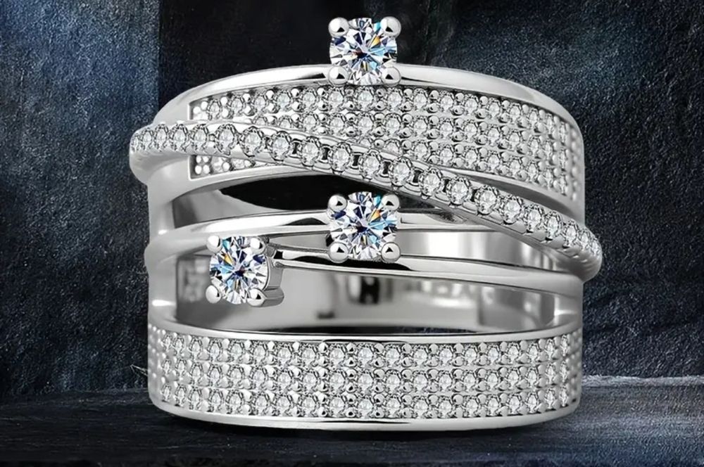 Страхотен нов масивен сребърен пръстен