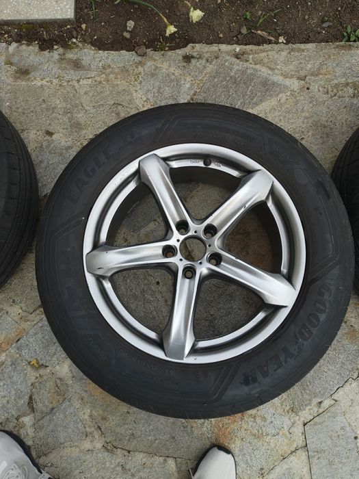 Перфектни 235/60/18 GOODYEAR - над 6мм летни гуми, Джанти  AEZ - 5/112