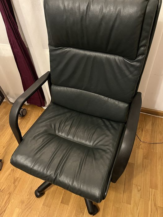 Scaun ergonomic de birou, piele