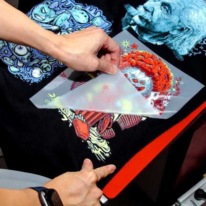 дтф печать /  наклейка для одежды 1 метр от 60.000 сум