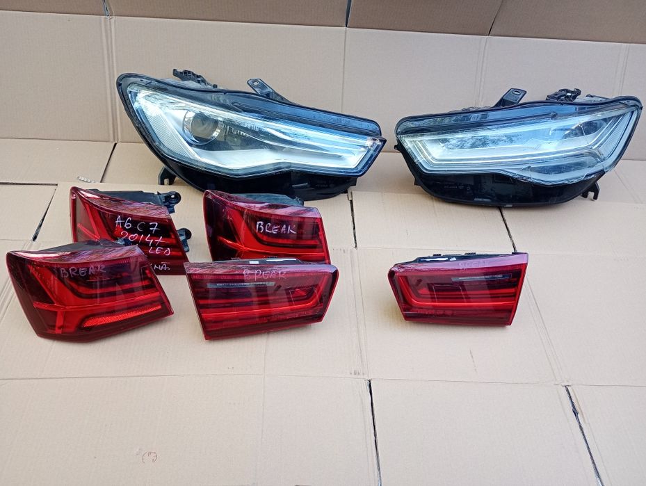 Bara fata stop far faruri bi-xenon full led matrix Audi A6 C7  2014+