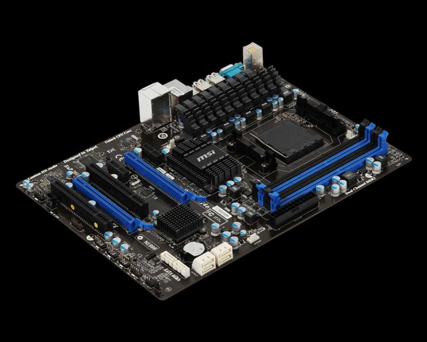 Дъно MSI 970A-46 (AM3+) + процесор Phenom II X6 1090T