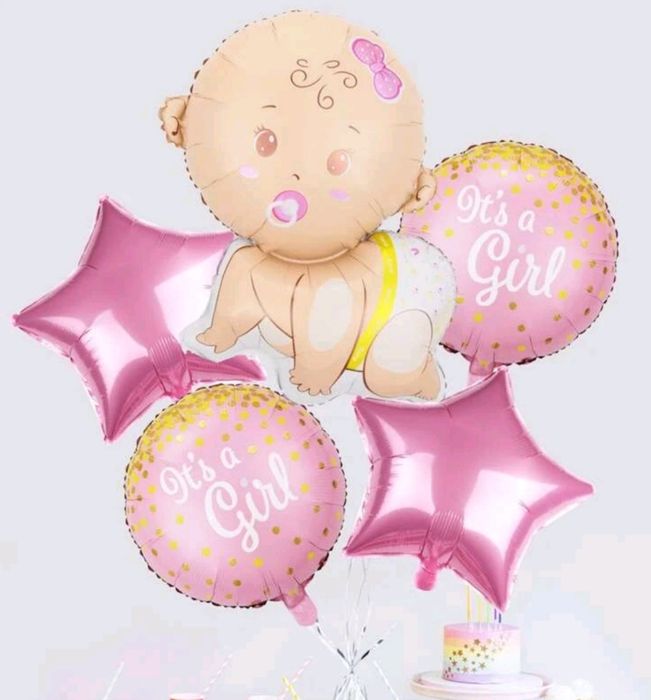 Парти сет Baby Boss, Първо зъбче,  бебе,мече  и Кръщене