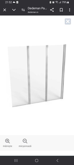 Paravan cada pliabil nou