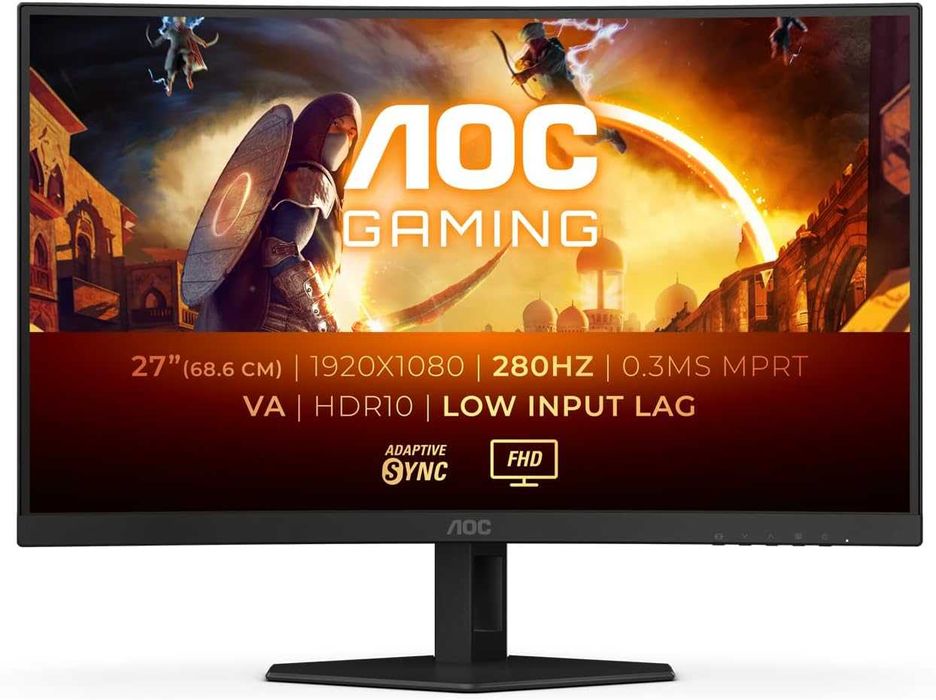 AOC Gaming C27G4ZXED Monitor Gaming Curbat 280Hz