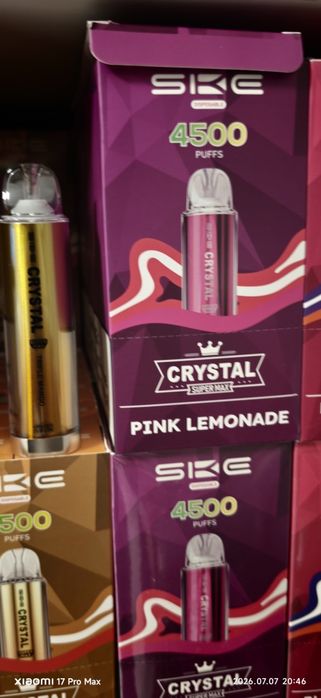 Pachet 10 Bucati Vape 4500 Puffs Fiecare Crystal
