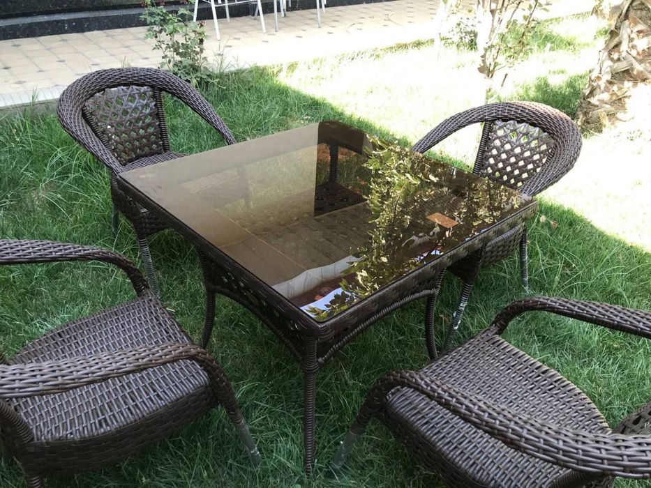 Ротанг стол-стуллари, 6 талик 4 талик