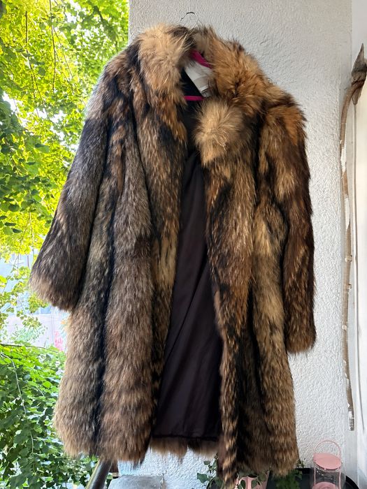 Haină din blană de enot – mărimea L