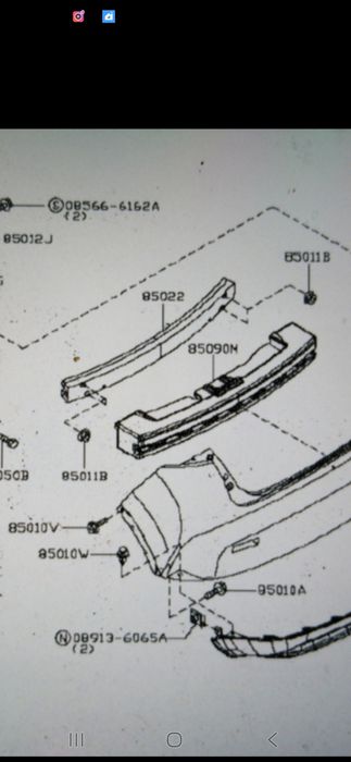 Основа греда за задна броня Nissan juke f15