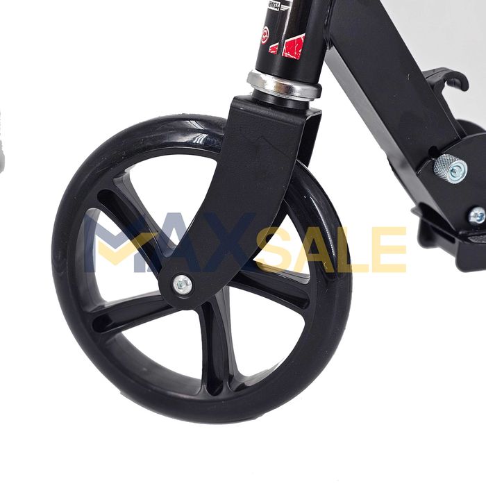 Детски скутер scooter тротинетка сгъваема черно/червено колело