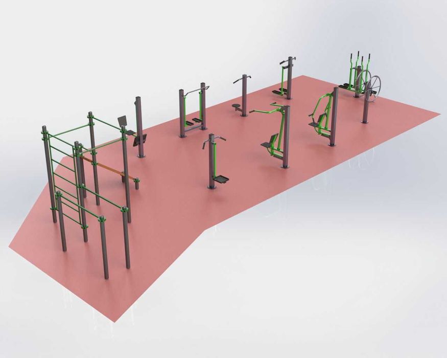 Уличные Тренажеры  своего Производства Street Workaut