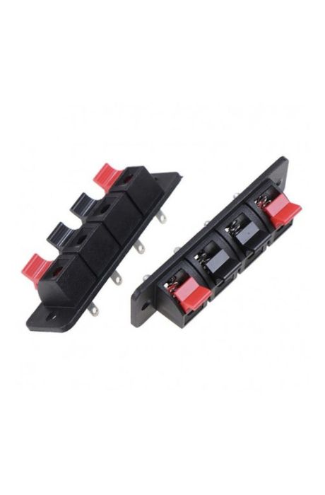 Conector boxe 4 contacte negru