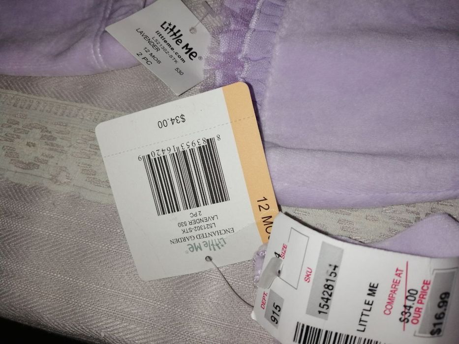 Комплект для девочки  на 12 месяцев