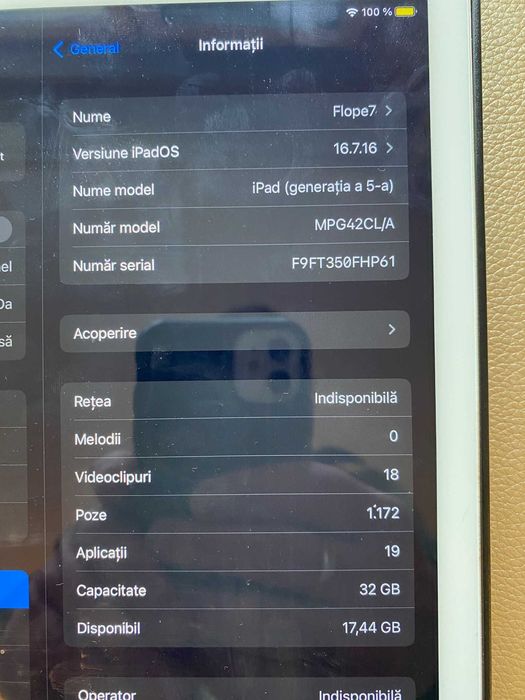 Apple Ipad 5  32 Gb  WiFi+Cellular