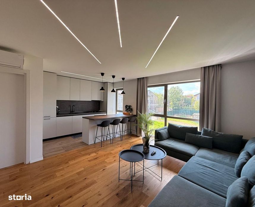 De inchiriat 3 camere complet mobilat si utilat zona Sisesti/Baneasa