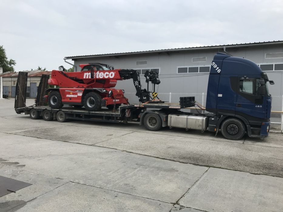 Transport cu trailer si platforma