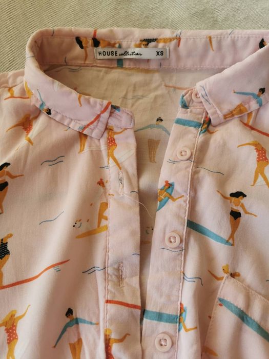 Дънкови поли+лятна блузка