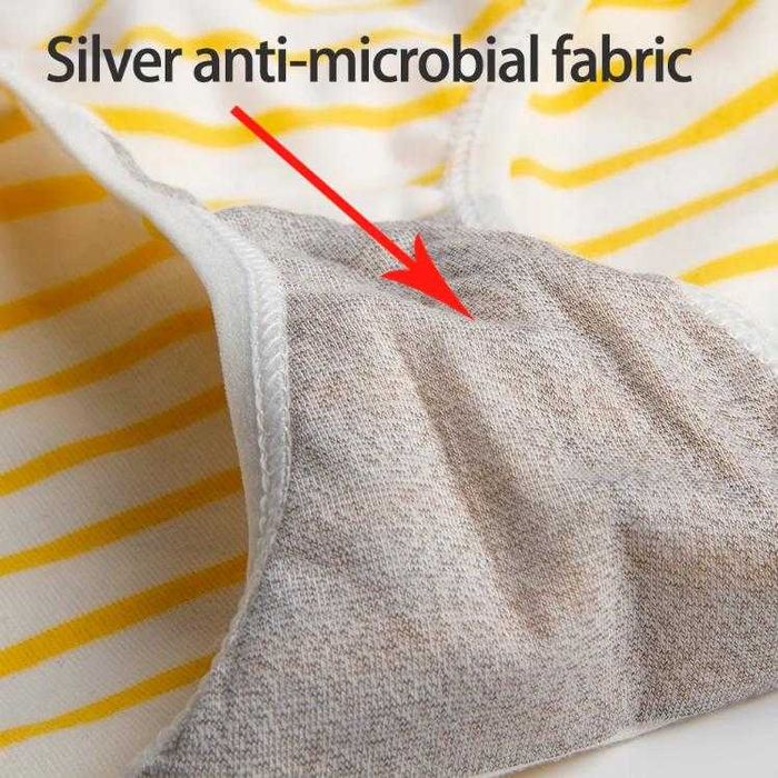 Детски Бикини Момиче Бельо АнтиМиризма Дишащо Дъно 100% Сребърни Нишки