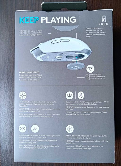 Mouse wireless Logitech G309 LightSpeed Hero 25K DPI - sigilat