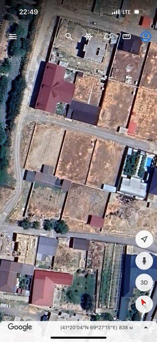 М.Улуғбек тумани Янги Ўзбекистон боғи томон 6 сотих ер срочно сотилади