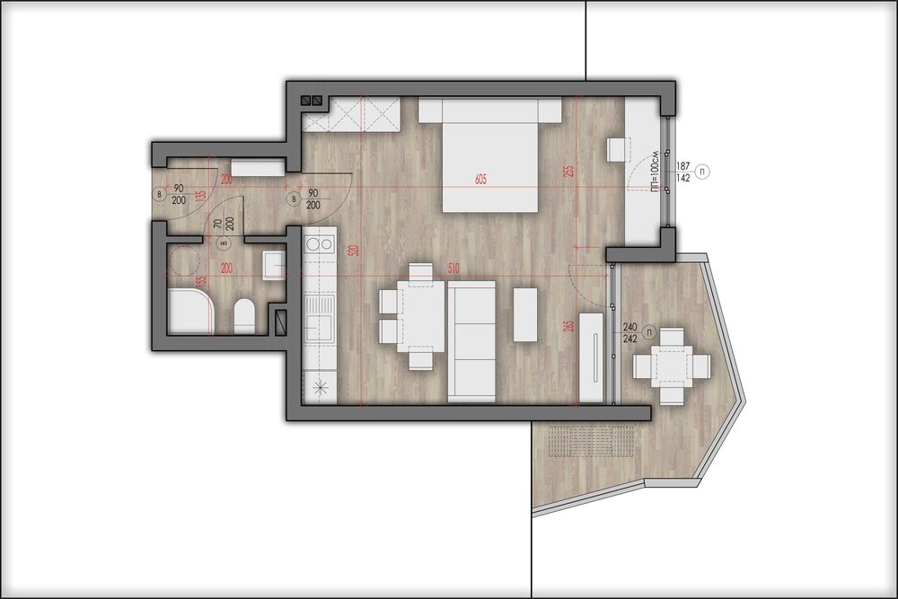 Продава се Едностаен апартамент в Царево - 54 кв.м за 1100 €/кв.м - Снимка #23