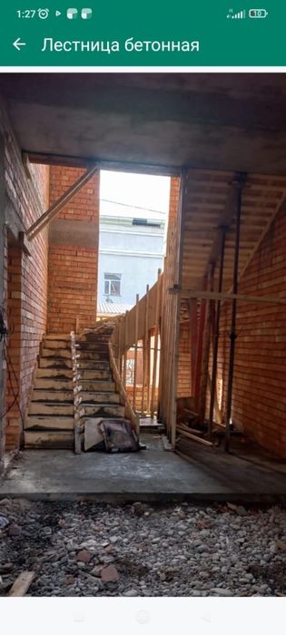 Бетонная лестница. Монолит лестница