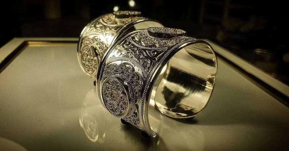 Білезік күміс, браслет серебро