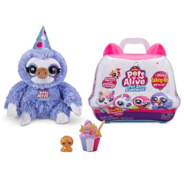 Чанта с Плюшена играчка изненада и изненади Zuru Pets Alive