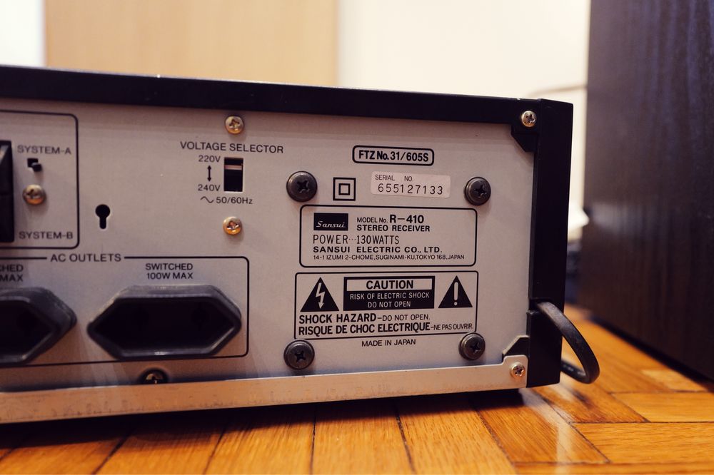 Sansui R-410 Amplificator receiver stereo FM AM
