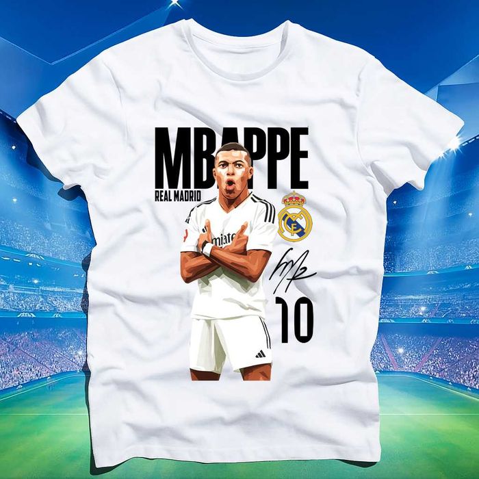 ФЕН тениски МБАПЕ Реал МАДРИД / MBAPPE Real MADRID Или с ТВОЯ идея!