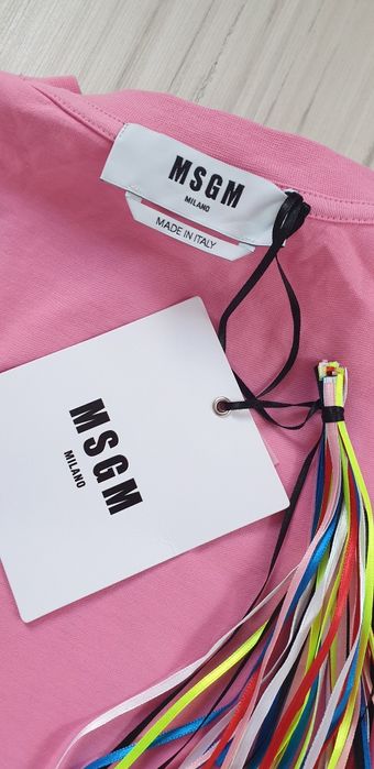 MSGM Milano  Oversize Cotton / XS НОВО! ОРИГИНАЛ! Дамска Tениска!