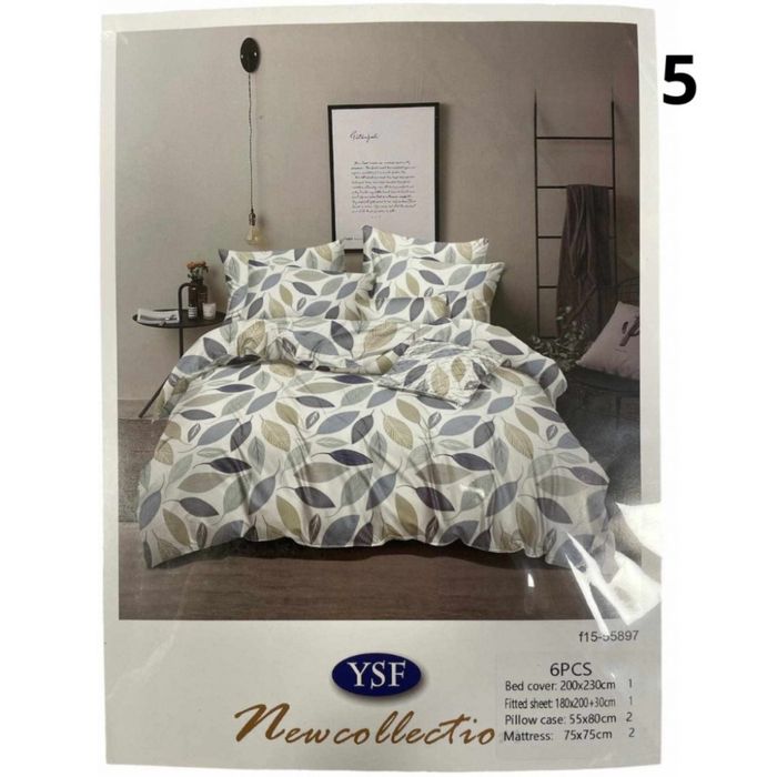 Луксозен спален комплект от 6 части