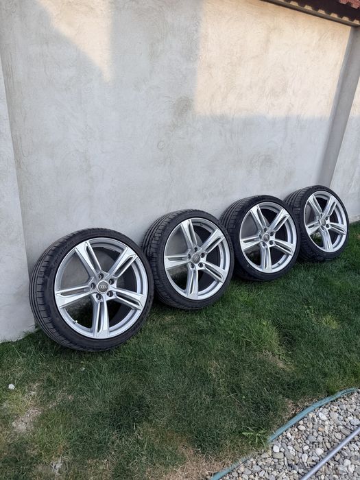 Jante Originale Audi 19", 5x112 cu Anvelope Vară 245/35/19